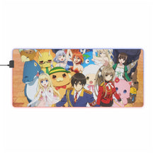 Load image into Gallery viewer, Amagi Brilliant Park Isuzu Sento, Seiya Kanie, Latifa Fleuranza, Tiramie, Sylphy RGB LED Mouse Pad (Desk Mat)
