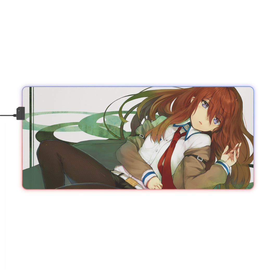 Steins;Gate - Tapis de souris LED RVB Kurisu Makise (tapis de bureau)