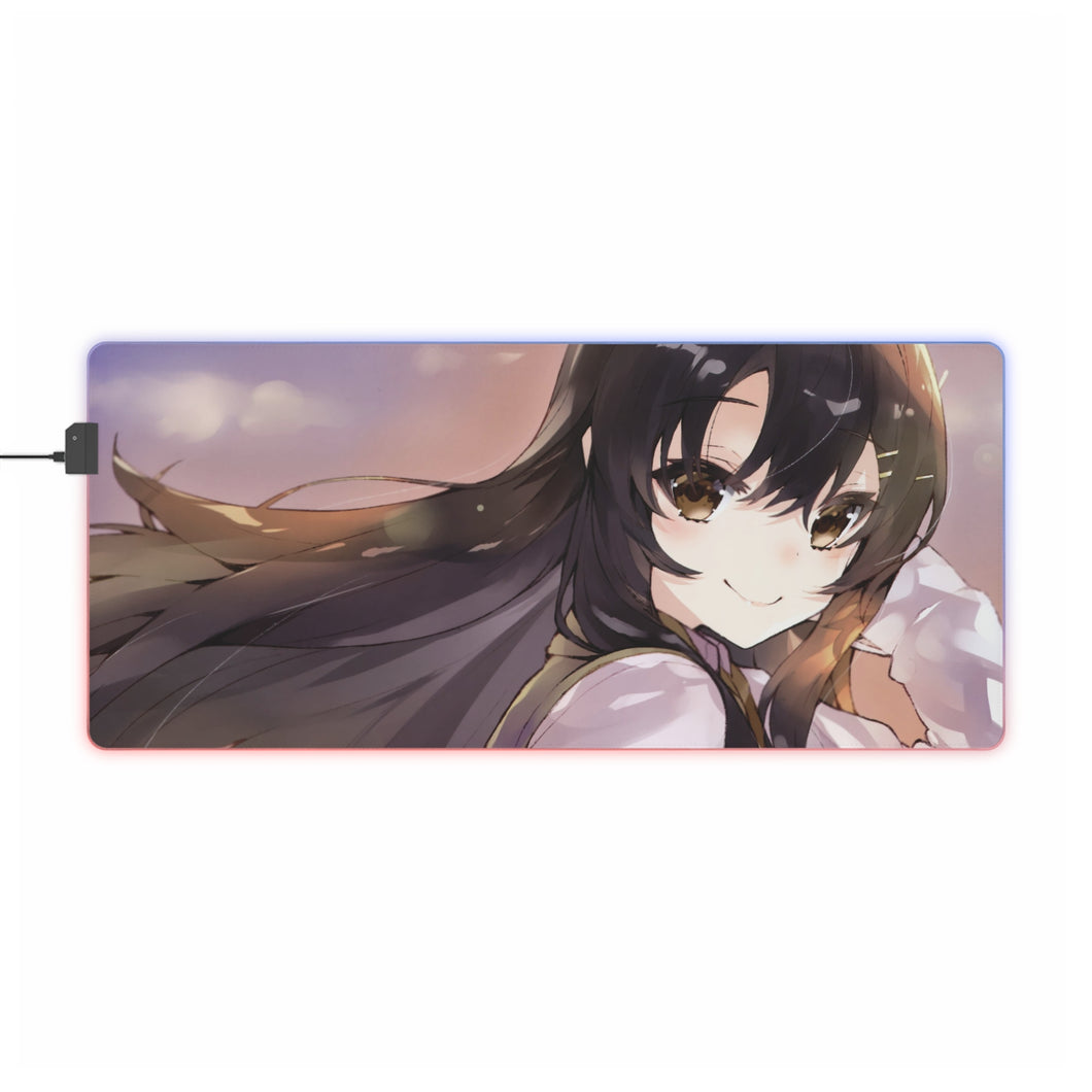 Tapis de souris LED RGB Rascal Does Not Dream of Bunny Girl Senpai (tapis de bureau)