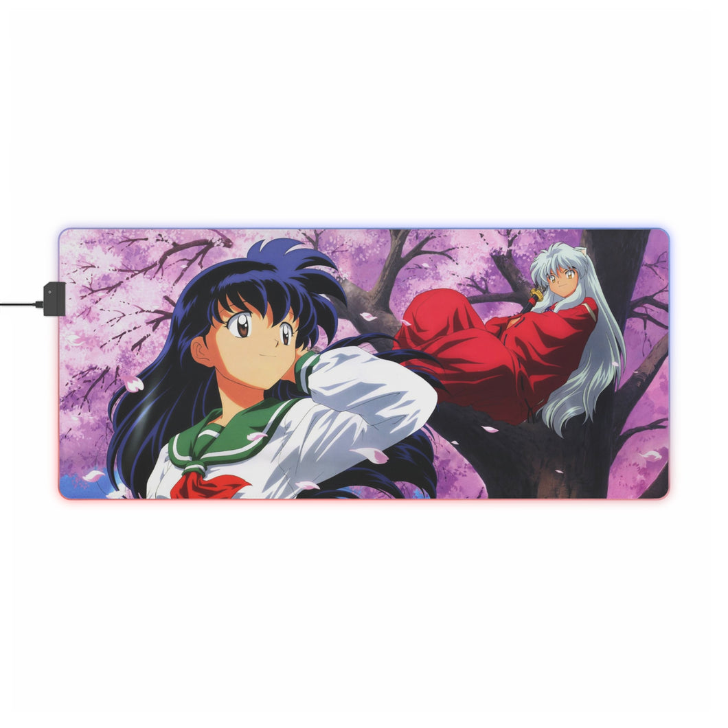 Alfombrilla de ratón LED RGB InuYasha (alfombrilla de escritorio)