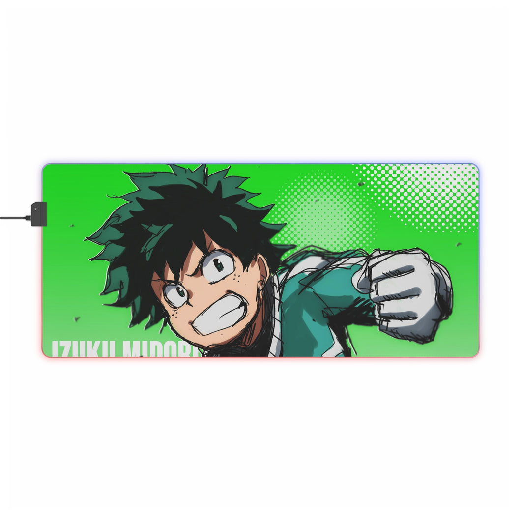 My Hero Academia Izuku Midoriya RGB LED Mouse Pad (Desk Mat)