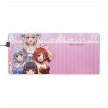 Cargar imagen en el visor de la galería, Amagi Brilliant Park Sylphy, Salama RGB LED Mouse Pad (Desk Mat)
