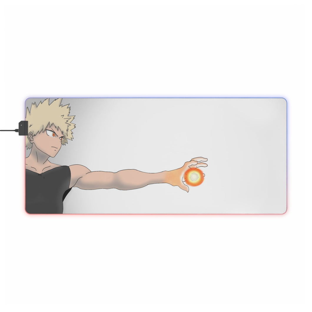 My Hero Academia Katsuki Bakugou RGB LED Mouse Pad (Desk Mat)