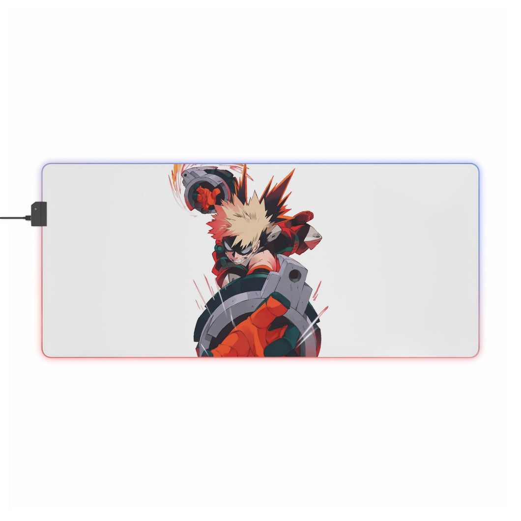 My Hero Academia Katsuki Bakugou RGB LED Mouse Pad (Desk Mat)