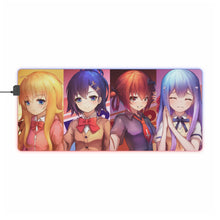 Cargar imagen en el visor de la galería, Gabriel DropOut Satanichia Kurumizawa Mcdowell, Gabriel Tenma White, Vignette Tsukinose April, Raphiel Shiraha Ainsworth RGB LED Mouse Pad (Desk Mat)
