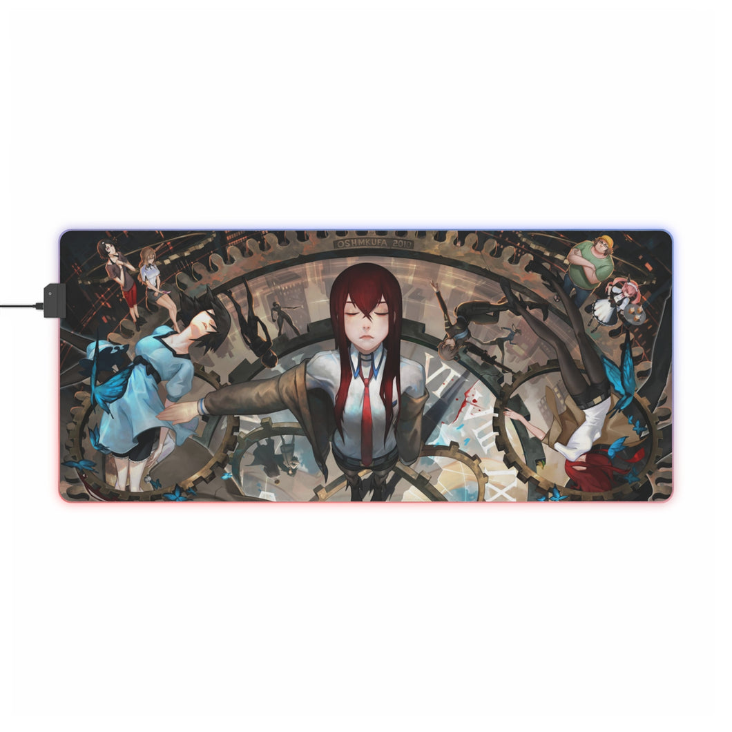 Anime Steins;Gate RGB LED Mouse Pad (Desk Mat)