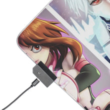 Cargar imagen en el visor de la galería, Ochaco / Todoroki / Midoriya / Bakugo RGB LED Mouse Pad (Desk Mat)
