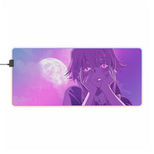 Charger l&#39;image dans la galerie, Tapis de souris LED RVB Gasai Yuno au clair de lune (tapis de bureau)
