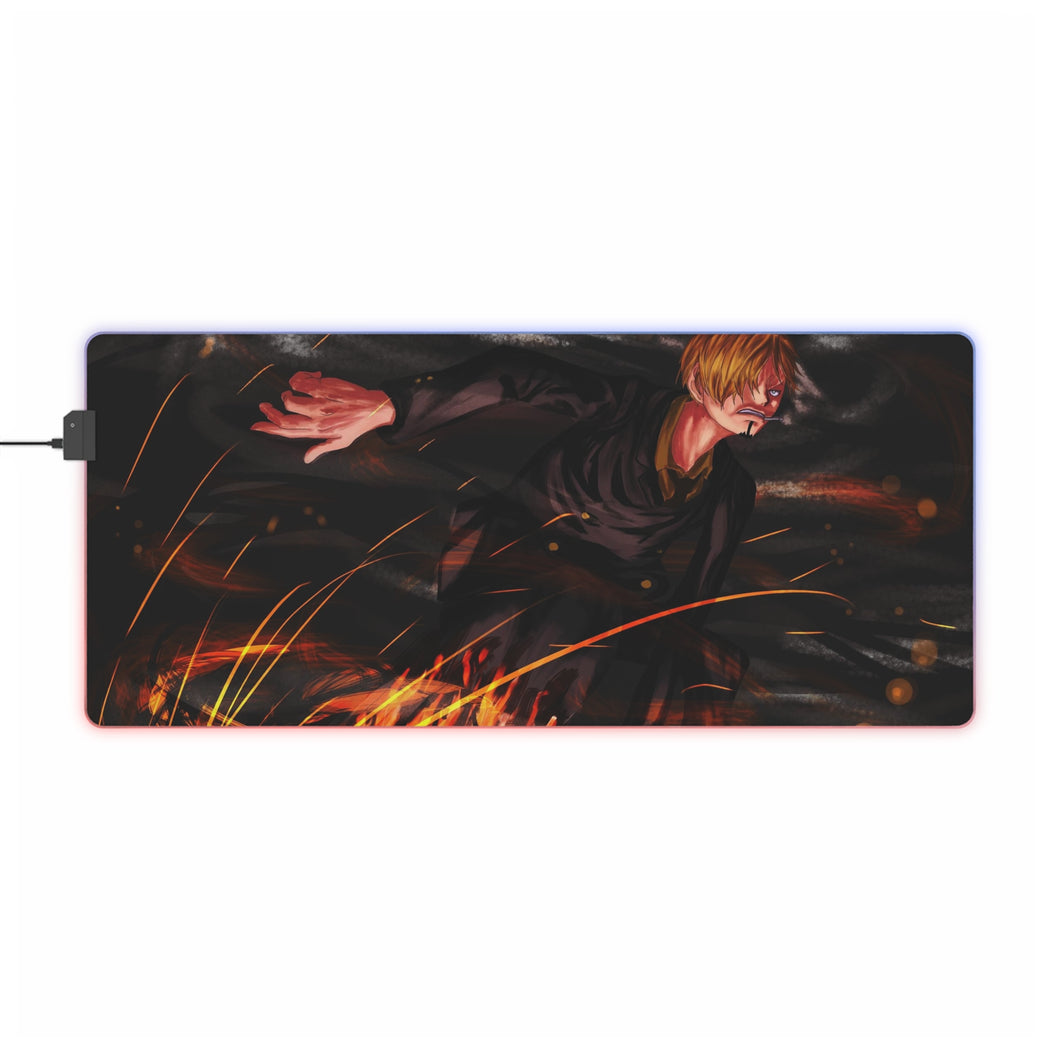 One Piece Sanji RGB LED Mouse Pad (Desk Mat)