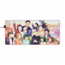 Cargar imagen en el visor de la galería, My Hero Academia Izuku Midoriya, Katsuki Bakugou, Tenya Iida, Tsuyu Asui RGB LED Mouse Pad (Desk Mat)
