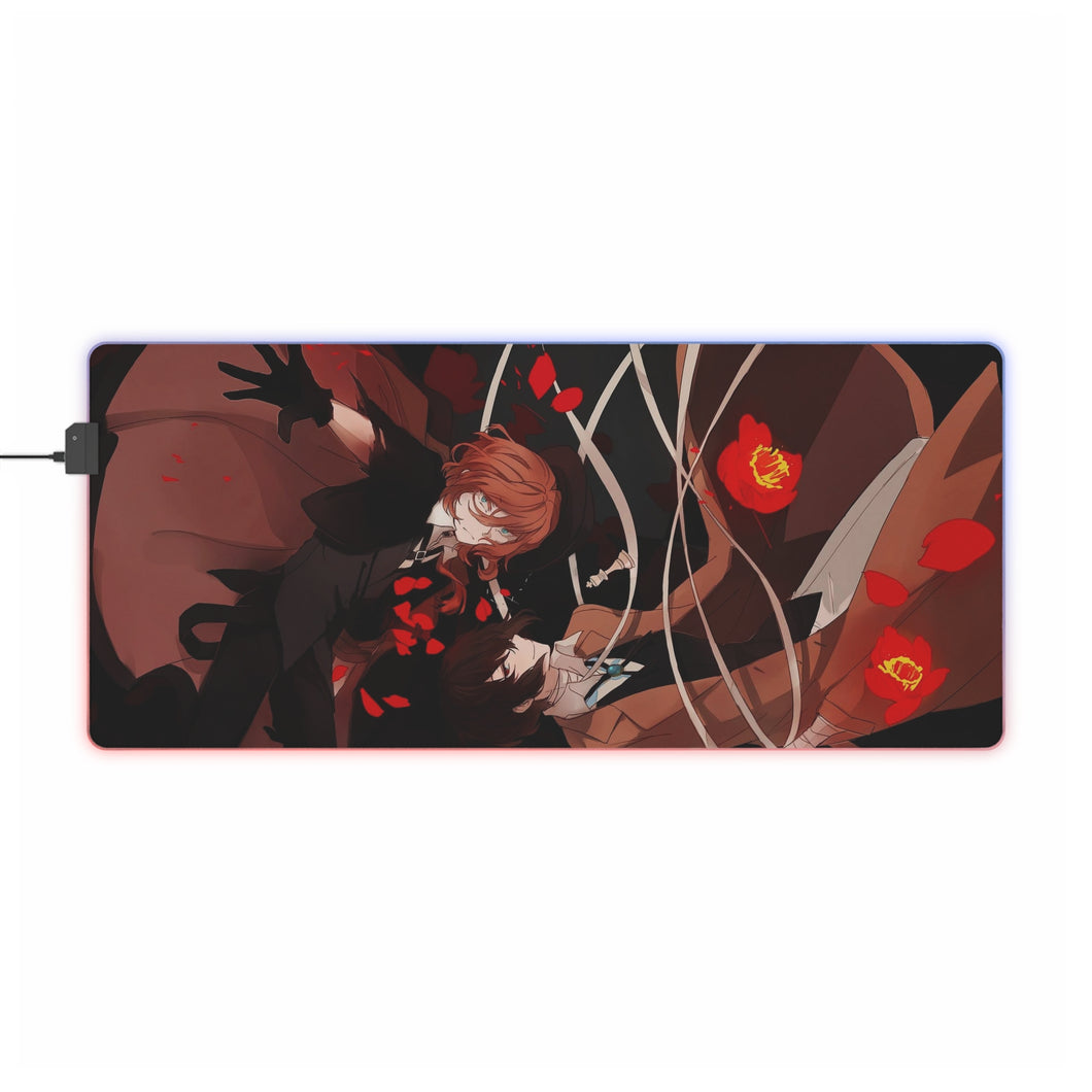 Bungou Stray Dogs Osamu Dazai RGB LED Mouse Pad (Desk Mat)