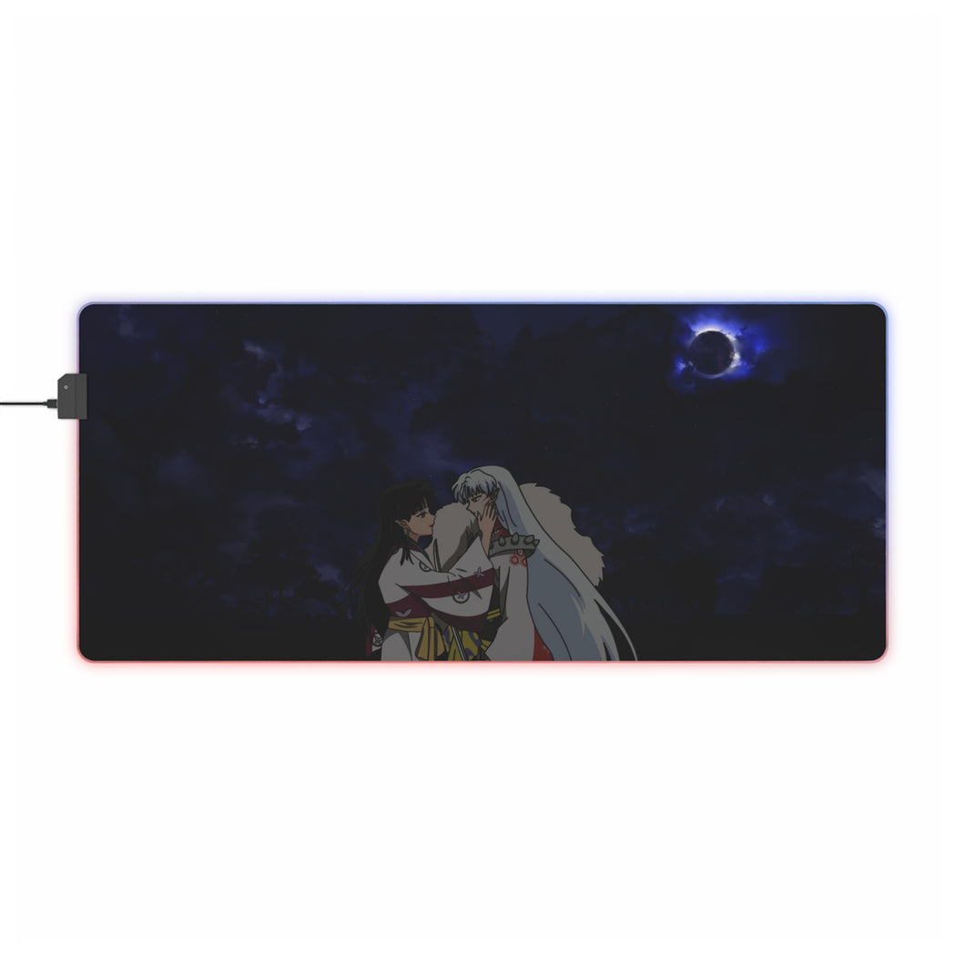 Alfombrilla de ratón LED RGB InuYasha (alfombrilla de escritorio)