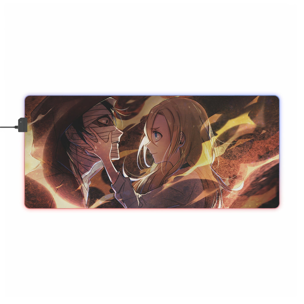 Tapis de souris LED RVB Angels Of Death (tapis de bureau)