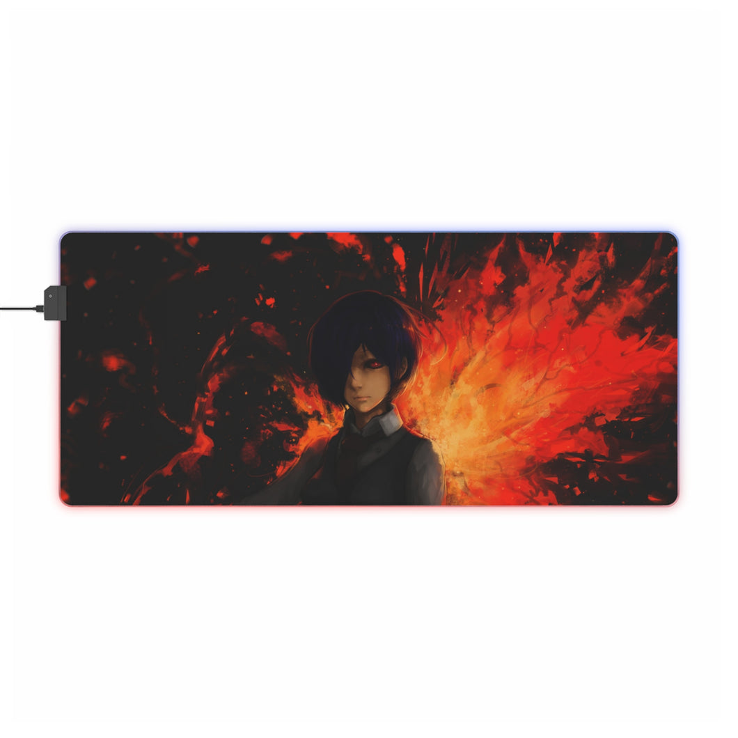 Tokyo Ghoul Touka Kirishima RGB LED Mouse Pad (Desk Mat)