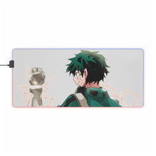 Charger l&#39;image dans la galerie, Tapis de souris LED RVB My Hero Academia Izuku Midoriya (tapis de bureau)
