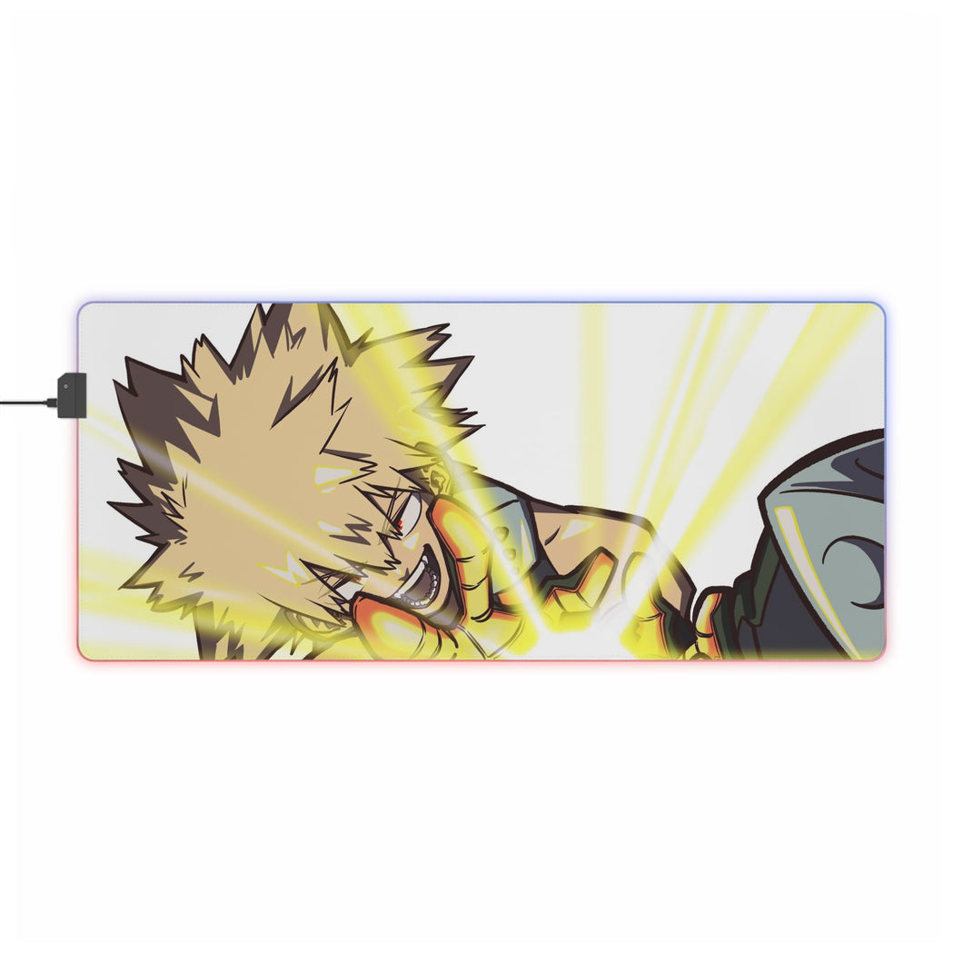 My Hero Academia Katsuki Bakugou RGB LED Mouse Pad (Desk Mat)