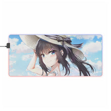 Charger l&#39;image dans la galerie, Tapis de souris LED RGB Rascal Does Not Dream Of Bunny Girl Senpai (tapis de bureau)
