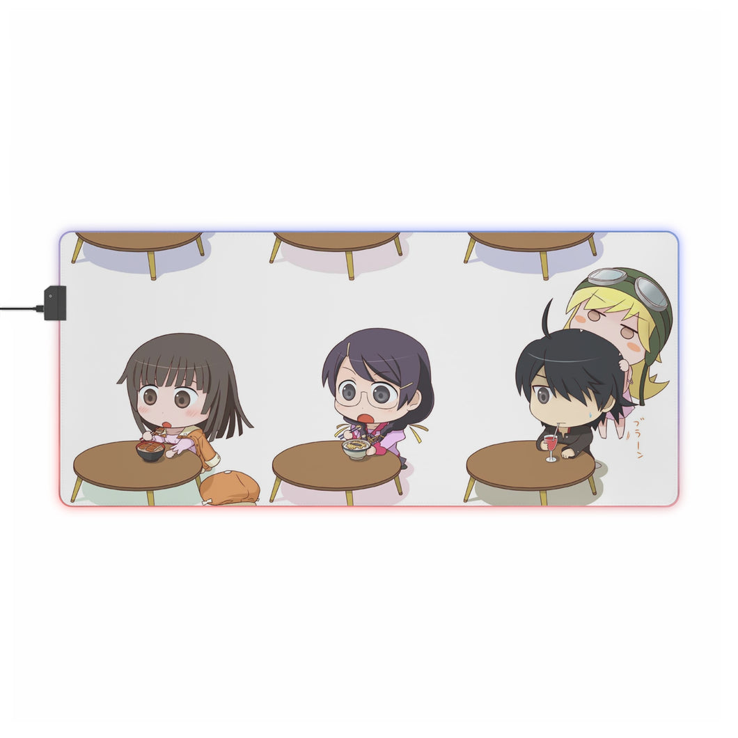 Monogatari (Series) RGB LED Mouse Pad (Desk Mat)