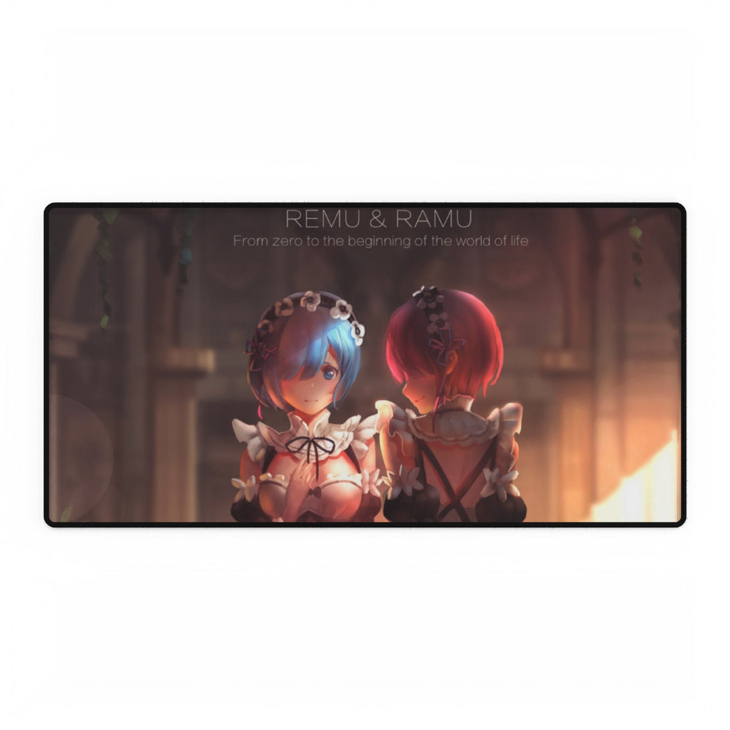 Rem and Ram Mouse Pad (Desk Mat)