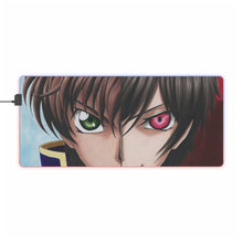 Charger l&#39;image dans la galerie, Tapis de souris LED RGB Code Geass Lelouch Lamperouge, Suzaku Kururugi (tapis de bureau)
