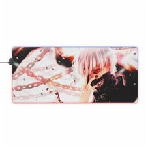 Load image into Gallery viewer, Ken Kaneki RGB LED Mouse Pad (Desk Mat)
