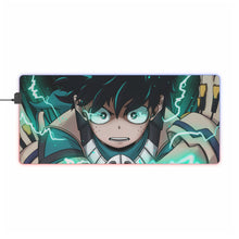 Charger l&#39;image dans la galerie, Tapis de souris LED RVB My Hero Academia Izuku Midoriya (tapis de bureau)
