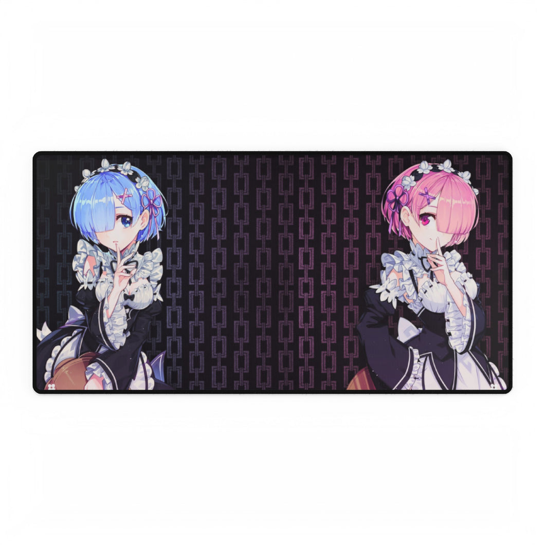 Rem and Ram Chains Mouse Pad (Desk Mat)