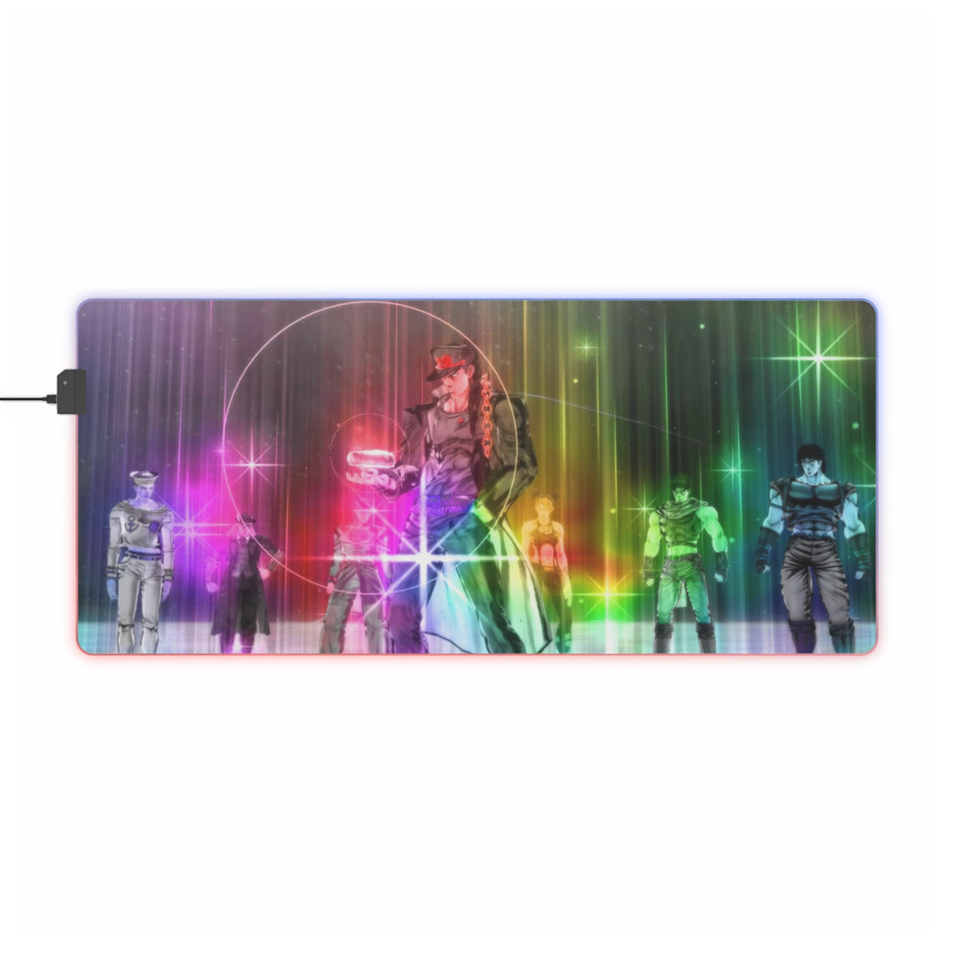 Anime Jojo's Bizarre Adventure RGB LED Mouse Pad (Desk Mat)