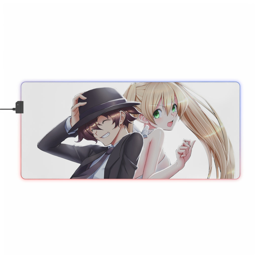 Blood Blockade Battlefront Leonardo Watch RGB LED Mouse Pad (Desk Mat)