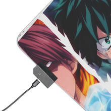 Load image into Gallery viewer, My Hero Academia Izuku Midoriya, Katsuki Bakugou, All Might RGB LED Mouse Pad (Desk Mat)
