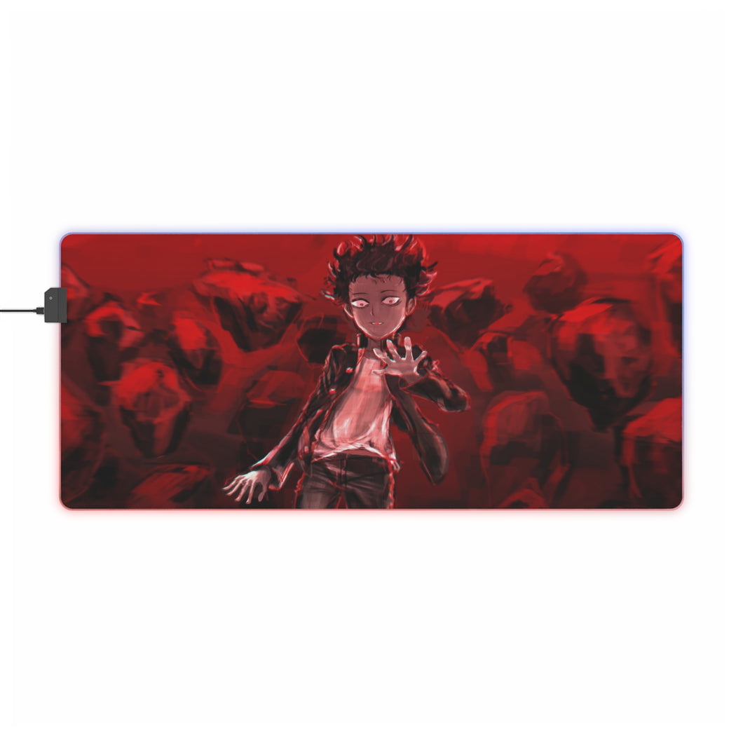 Tapis de souris LED RGB Mob Psycho 100 Shigeo Kageyama (tapis de bureau)