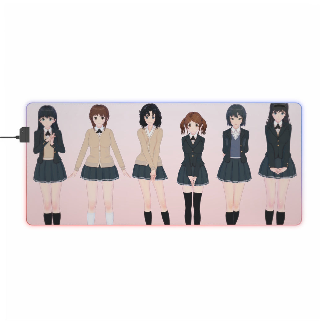 Tapis de souris LED RVB Amagami (tapis de bureau)