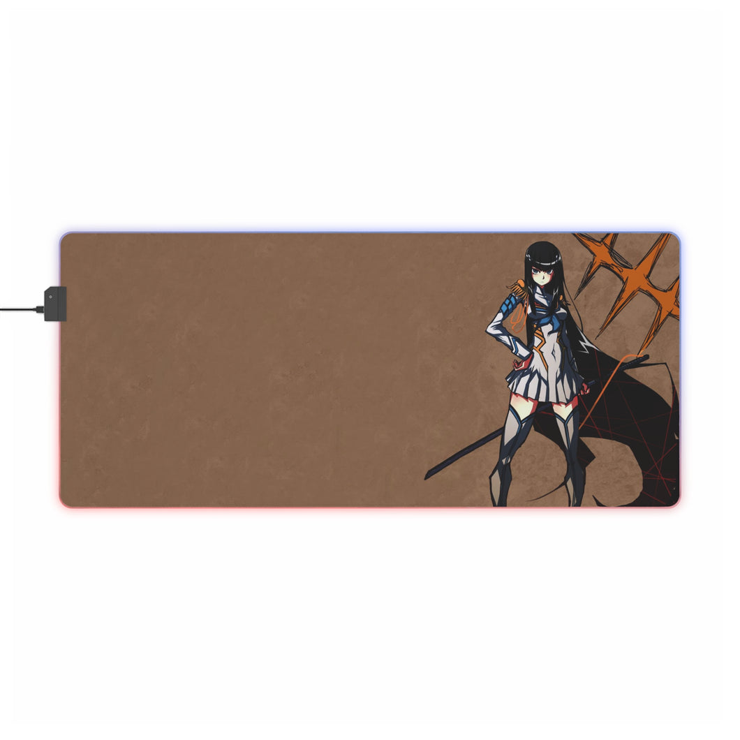 Tapis de souris LED RVB Anime Kill La Kill (tapis de bureau)