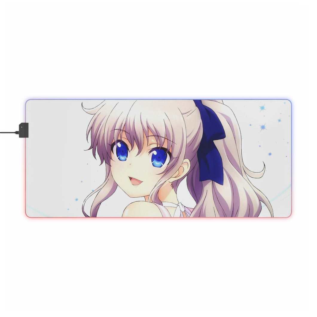 Tapis de souris LED RVB Nao Tomori Face (tapis de bureau)