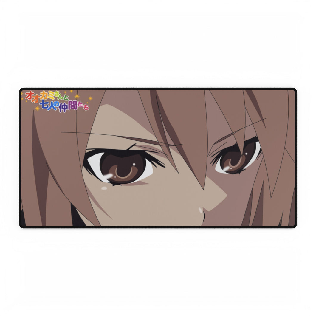 Anime Ookami-san to Shichinin no Nakama-tachi Mouse Pad (Desk Mat)