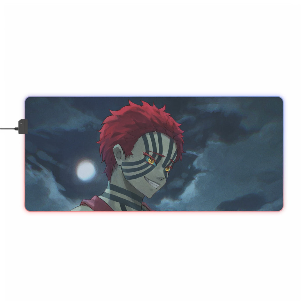 Tapis de souris LED RGB Demon Slayer : Kimetsu No Yaiba (tapis de bureau)