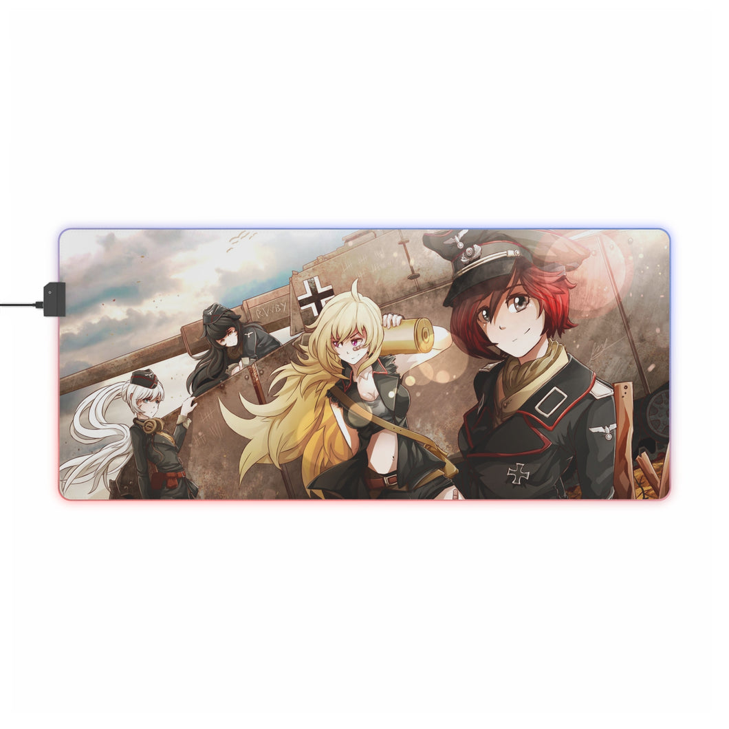 Tapis de souris LED RVB RWBY:Und Panzer (tapis de bureau)