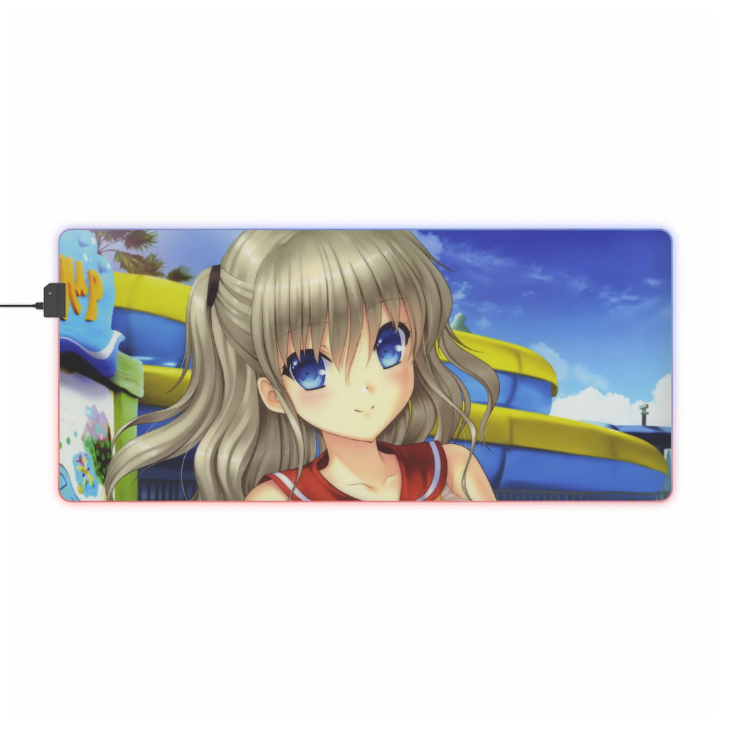 Tapis de souris LED RVB Nao Tomori Face (tapis de bureau)