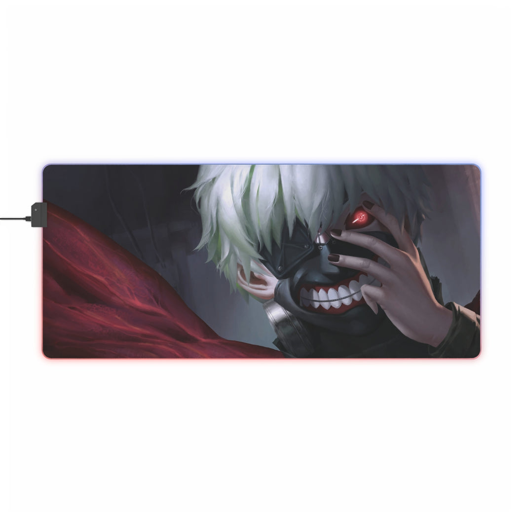 Tokyo Ghoul Ken Kaneki RGB LED Mouse Pad (Desk Mat)