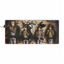 Charger l&#39;image dans la galerie, Tapis de souris LED RVB Anime Attack On Titan (tapis de bureau)
