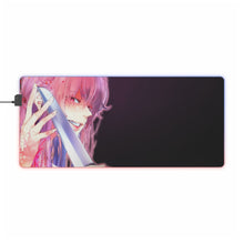 Load image into Gallery viewer, Mirai Nikki Yuno Gasai RGB LED Mouse Pad (Desk Mat)
