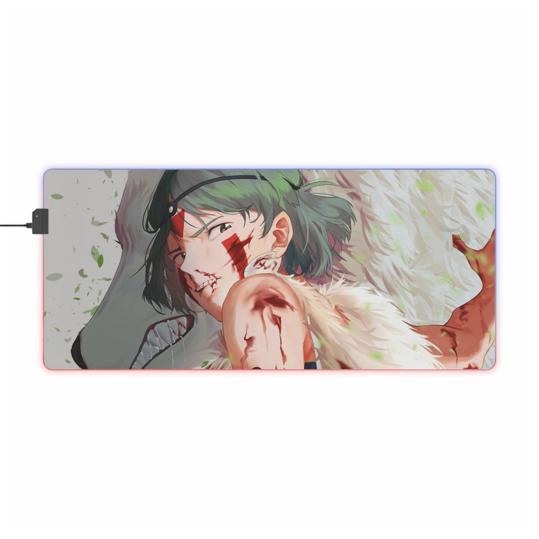 Princess Mononoke RGB LED Mouse Pad (Desk Mat)