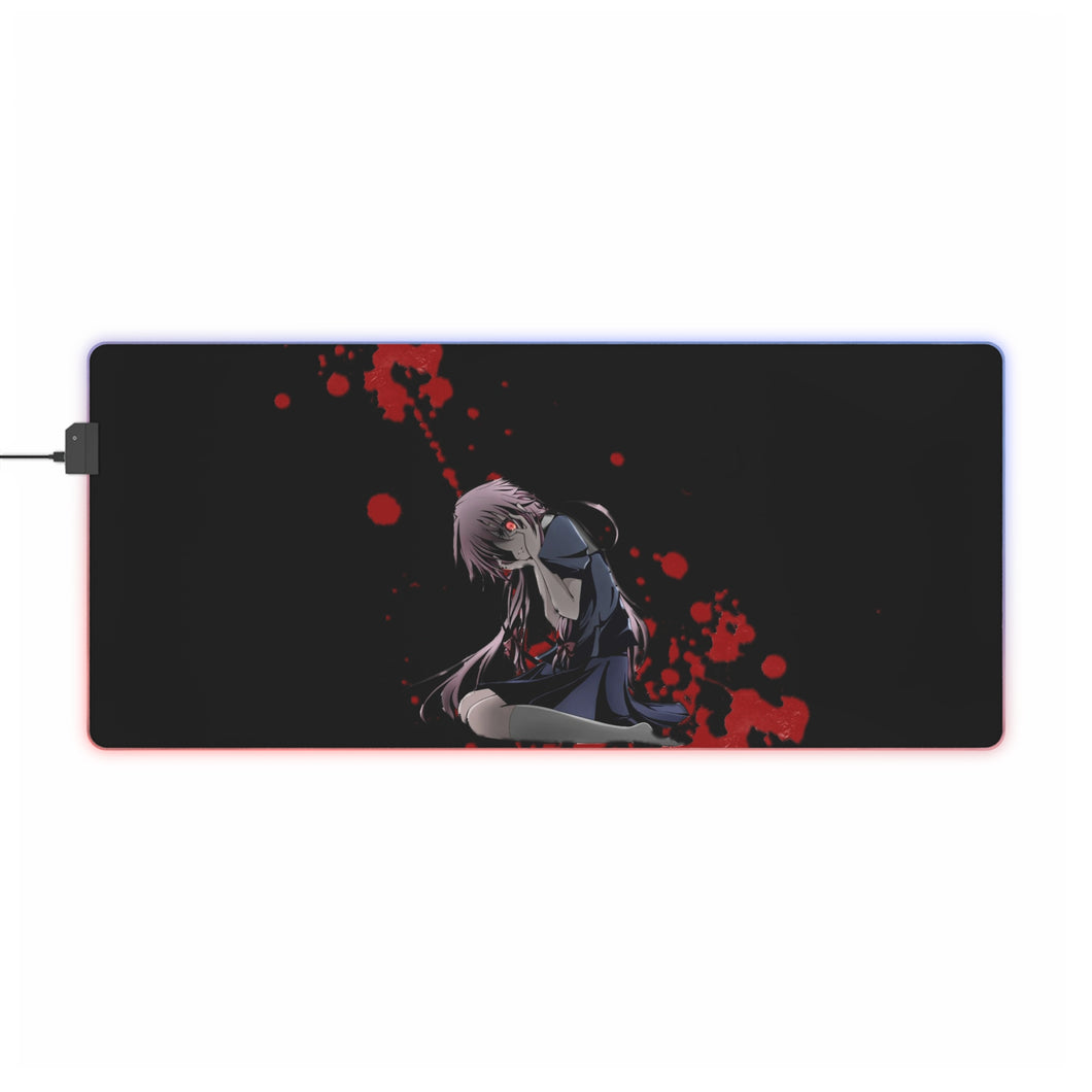 Tapis de souris LED RVB Mirai Nikki Yuno Gasai (tapis de bureau)