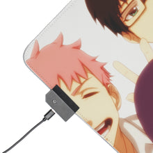 Load image into Gallery viewer, Blue Exorcist Rin Okumura, Yukio Okumura, Kuro, Shiemi Moriyama RGB LED Mouse Pad (Desk Mat)
