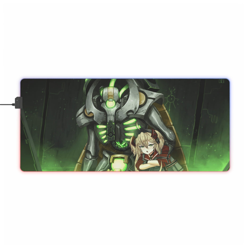 Tapis de souris LED RGB Anime Crossover (tapis de bureau)