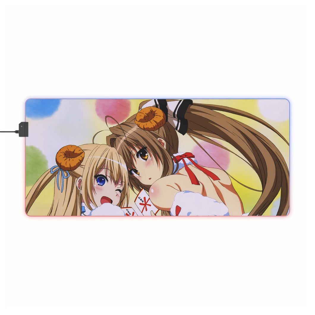 Amagi Brilliant Park Isuzu Sento RGB LED Mouse Pad (Desk Mat)