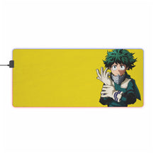 Charger l&#39;image dans la galerie, Tapis de souris LED RVB My Hero Academia Izuku Midoriya (tapis de bureau)
