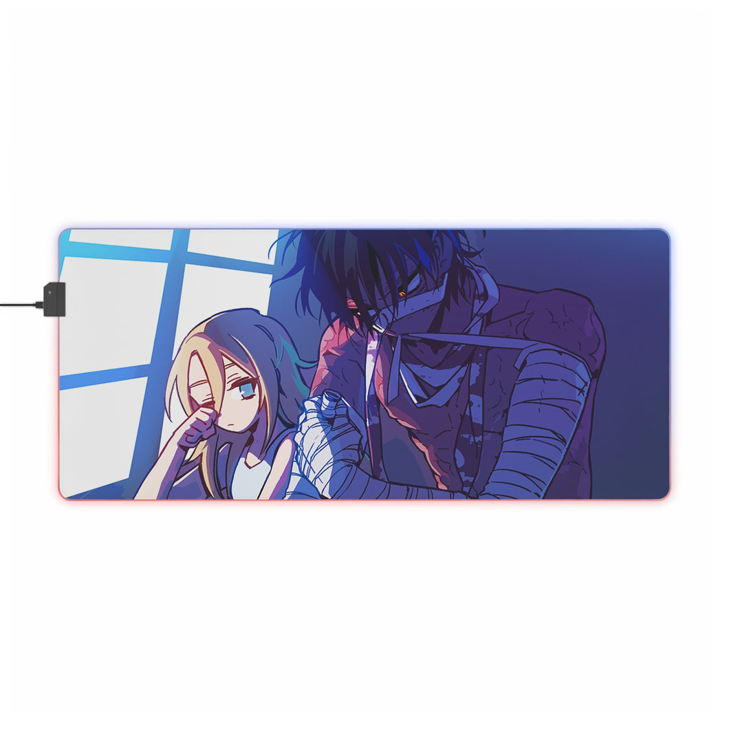 Tapis de souris LED RVB Angels Of Death (tapis de bureau)