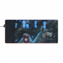 Cargar imagen en el visor de la galería, Princess Mononoke RGB LED Mouse Pad (Desk Mat)
