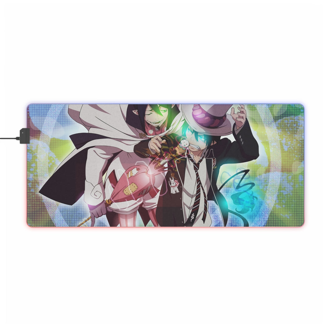 Blue Exorcist Rin Okumura, Mephisto Pheles RGB LED Mouse Pad (Desk Mat)